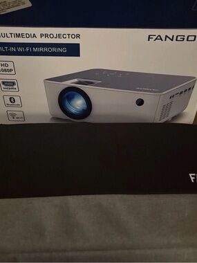 Sango White and Blue Home Multimedia Projector